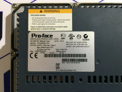 PROFACE Graphic Panel GP4301TM