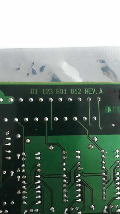 DI 123 E01 012 REV. A M3396 DI-30PO1001 Mater Card