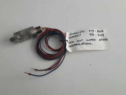 SIGMA-NETICS ADJUSTABLE PRESSURE SWITCH 703-UA 703-ua