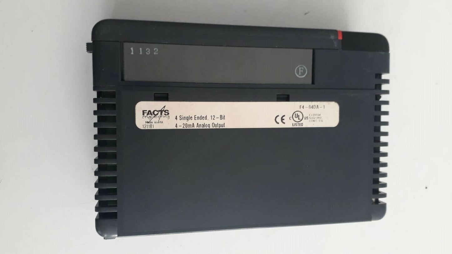 Facts Engineering F4-04da-1 Analog Output Module PLC Direct Dl405