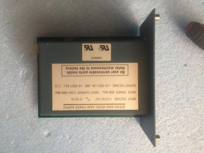 EOTEC 6AO6 Power Supply 115/230 VAC Weed Fiber Optics