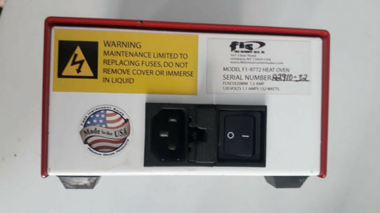 FIS Oven Model F1-9772 24 Port 120 Volts 1 Amp 132 Watts