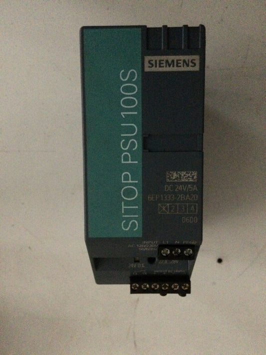 SIEMENS 6EP1333-2BA20 SITOP PSU 100S