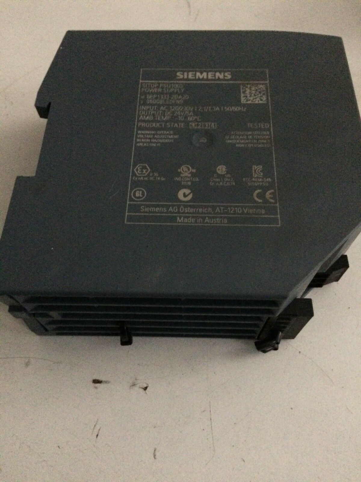 SIEMENS 6EP1333-2BA20 SITOP PSU 100S