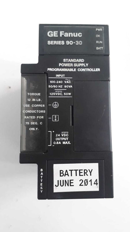 GE FANUC IC693PWR321U Series 90-30 Power Supply