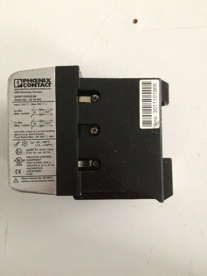 Phoenix Contact Quint Diode/40 Redundant Power Supply Module