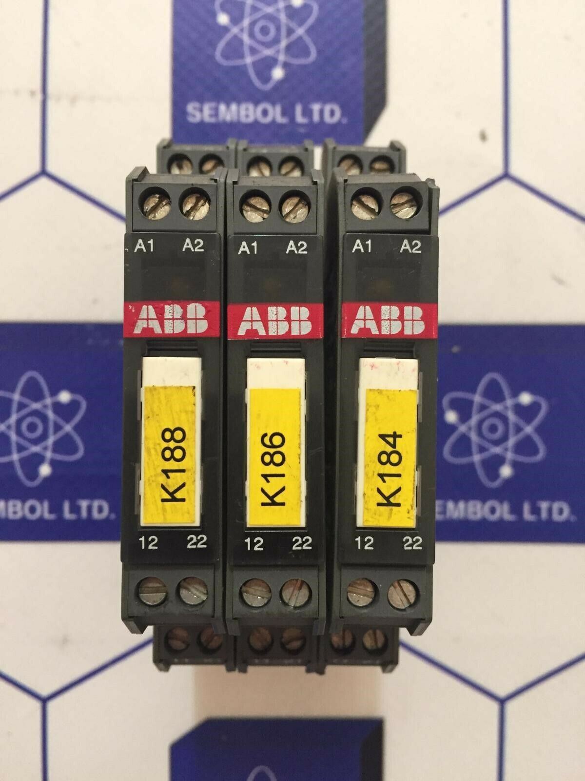 ABB R1542 1SAR 213 100 R0251 Interface Relays Lot of 3