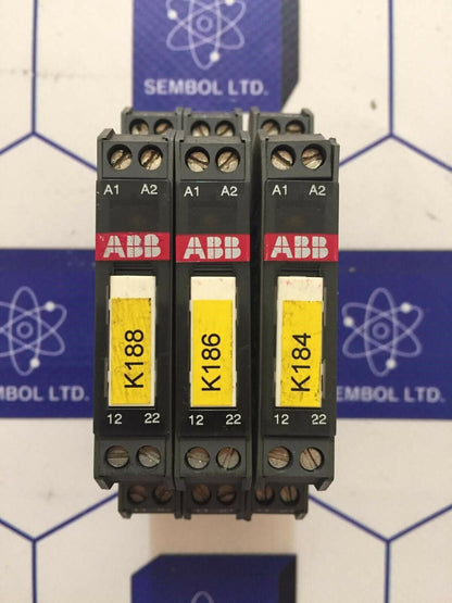 ABB R1542 1SAR 213 100 R0251 Interface Relays Lot of 3