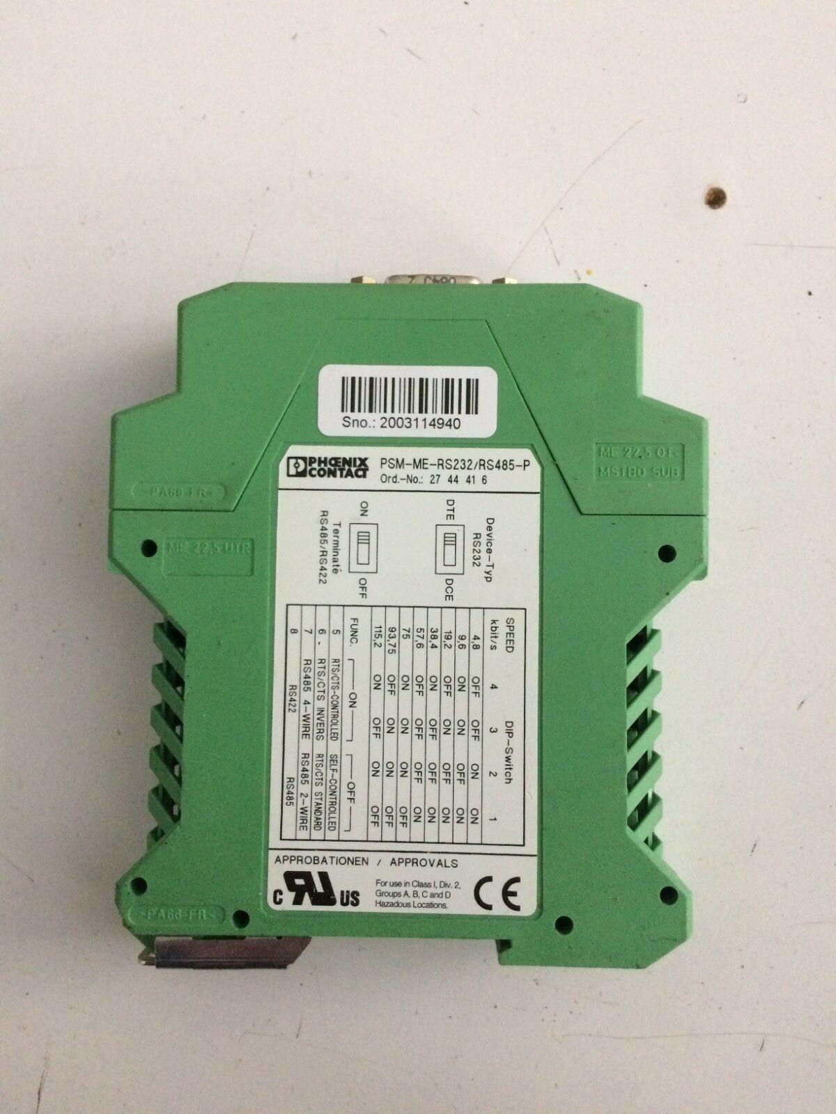 PHOENIX CONTACT PSM-ME-RS232/RS485-P 2744416