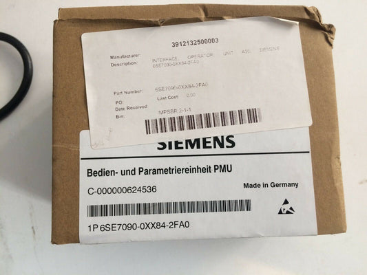 Siemens 6SE7090-0XX84-2FA0 6se7090-0xx84-2fa0 Industrial Control System