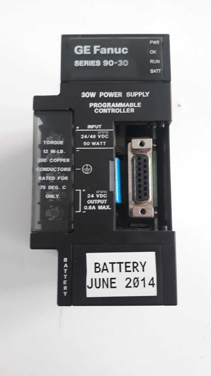 GE FANUC IC693PWR322F POWER SUPPLY
