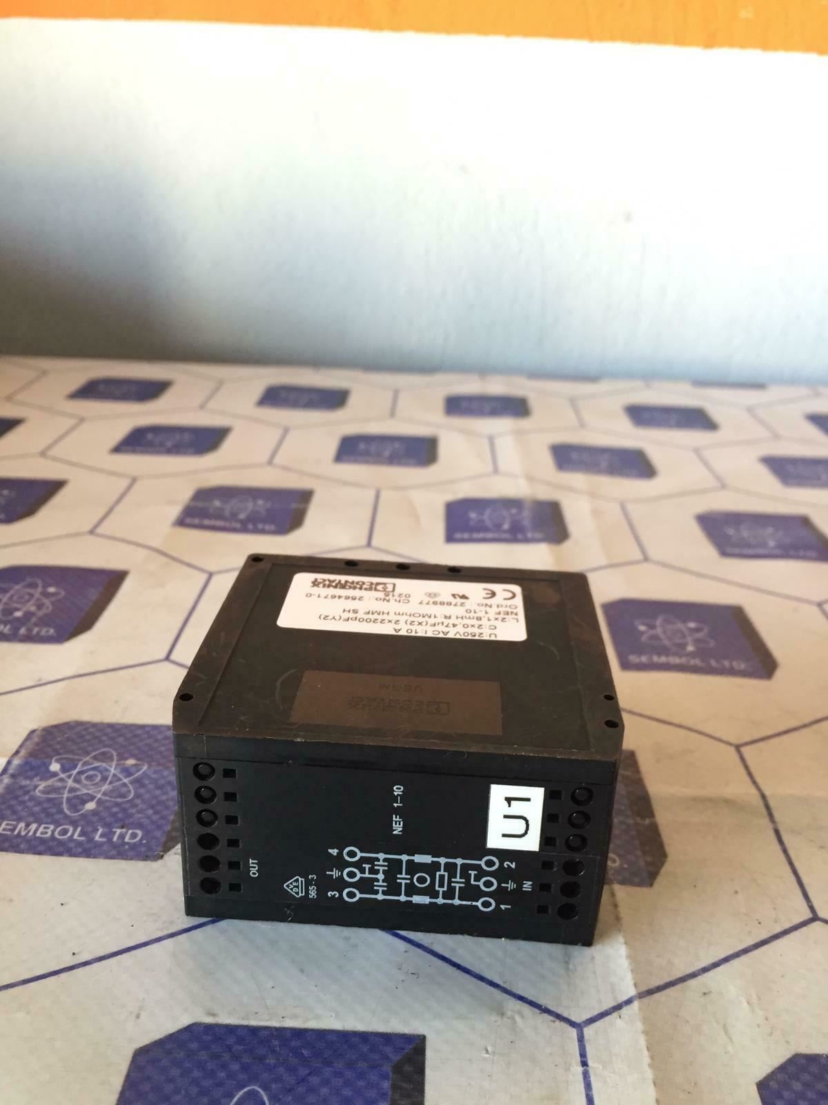 Phoenix Contact 2788977 NEF 1-10 EMC Filter Power Line Filter