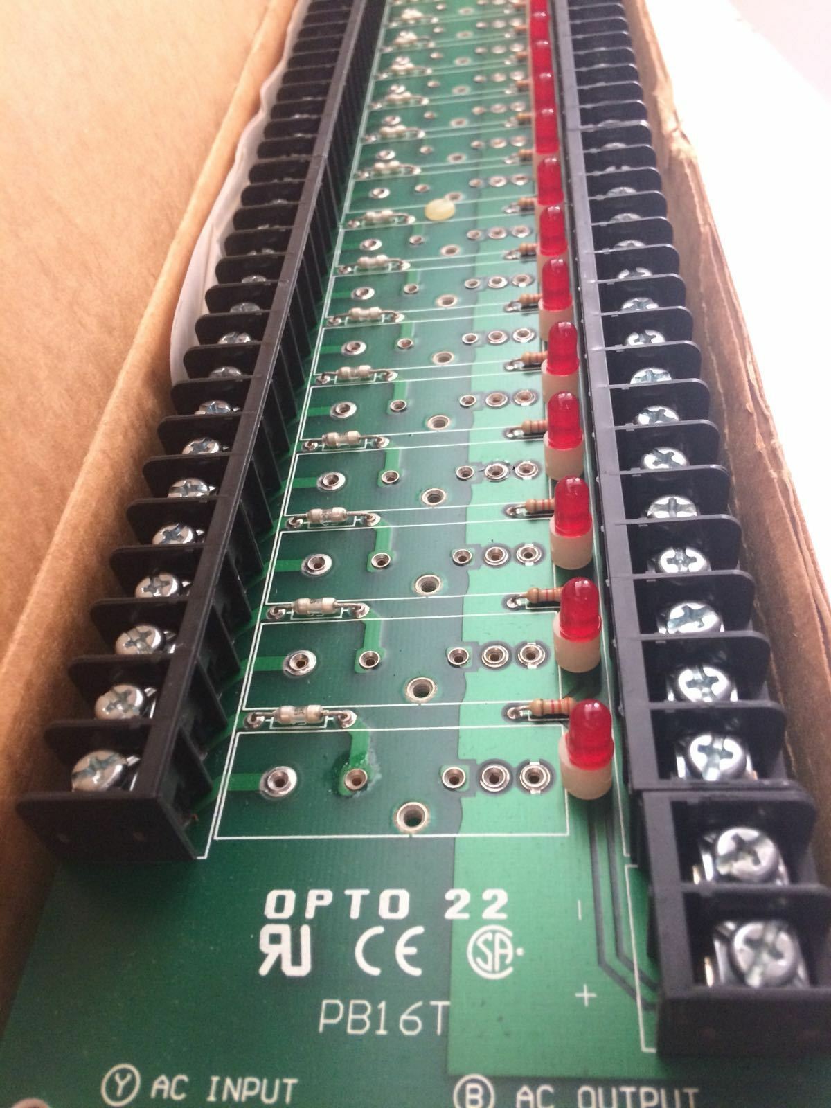 Opto 22 PB16T Relay Board 16 Point Solid State