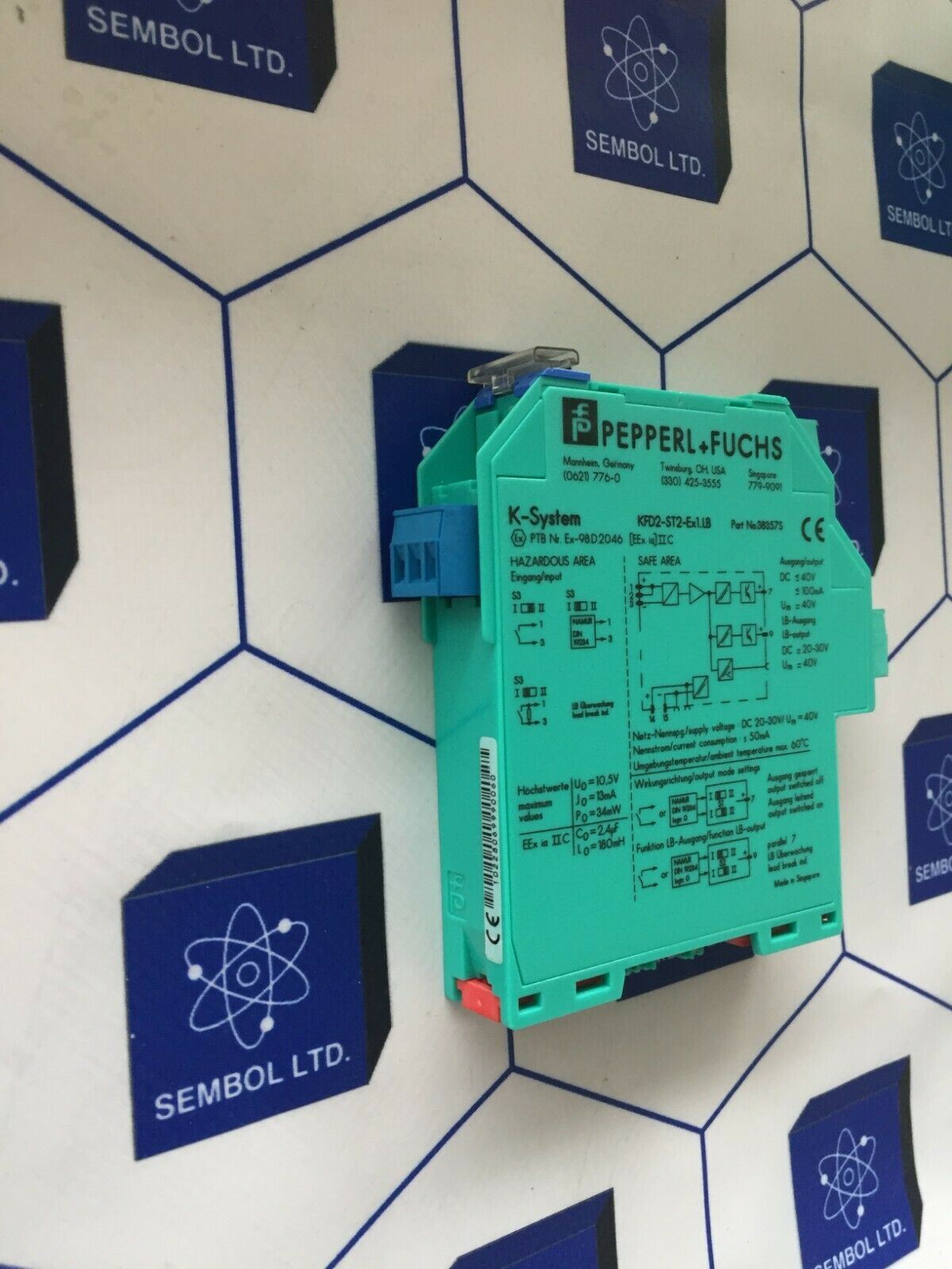 PEPPERL+FUCHS KFD2-ST2-Ex1.LB, LOT OF 3 PİECES