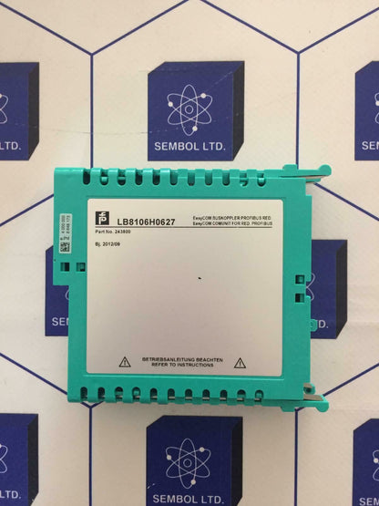 Pepperl Fuchs Com Unit for PROFIBUS LB8106H0627 lb8106h