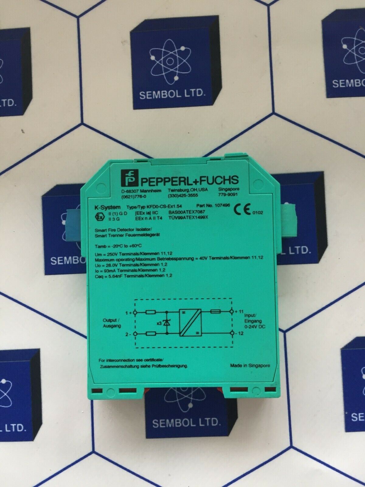 PEPPERL+FUCHS KFDO-CS-EX1.54 Isolator