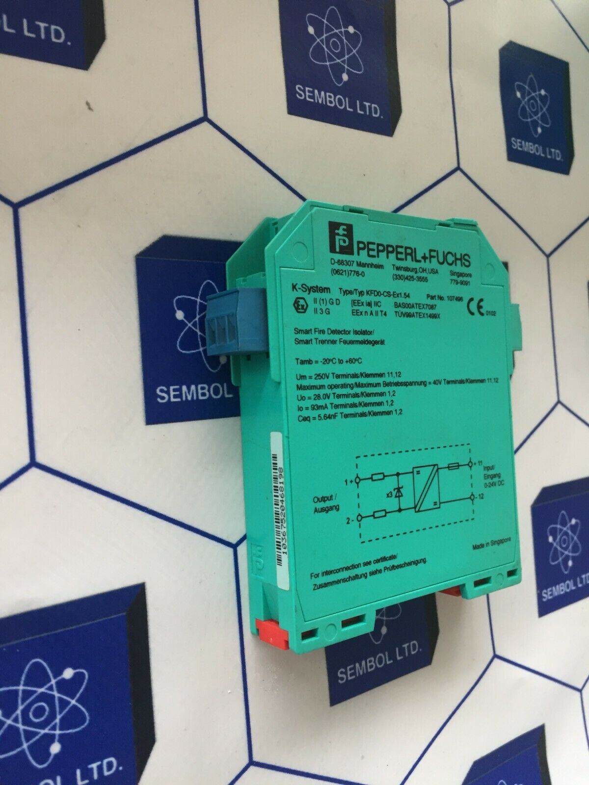 PEPPERL+FUCHS KFDO-CS-EX1.54 Isolator
