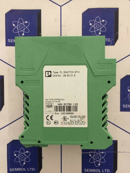 Phoenix Contact FL Switch 8TX Ord-No: 2832218 Industrial Ethernet Switch