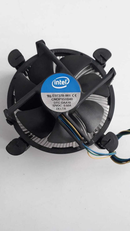Intel Heat Sink Cooling Fan E97378-001 CNDP151B40 DTC-DAA10 - 12VDC 0.60A Delta