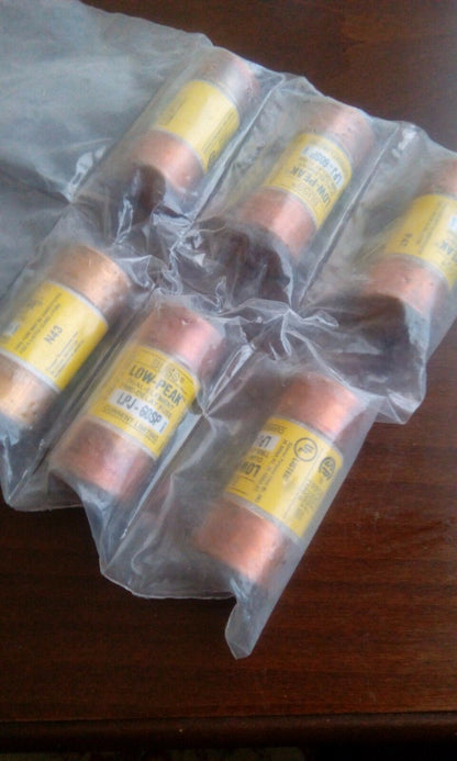 Lot of 12 pices Bussmann LPJ-60SP Fuse 60 Amp 600 VAC