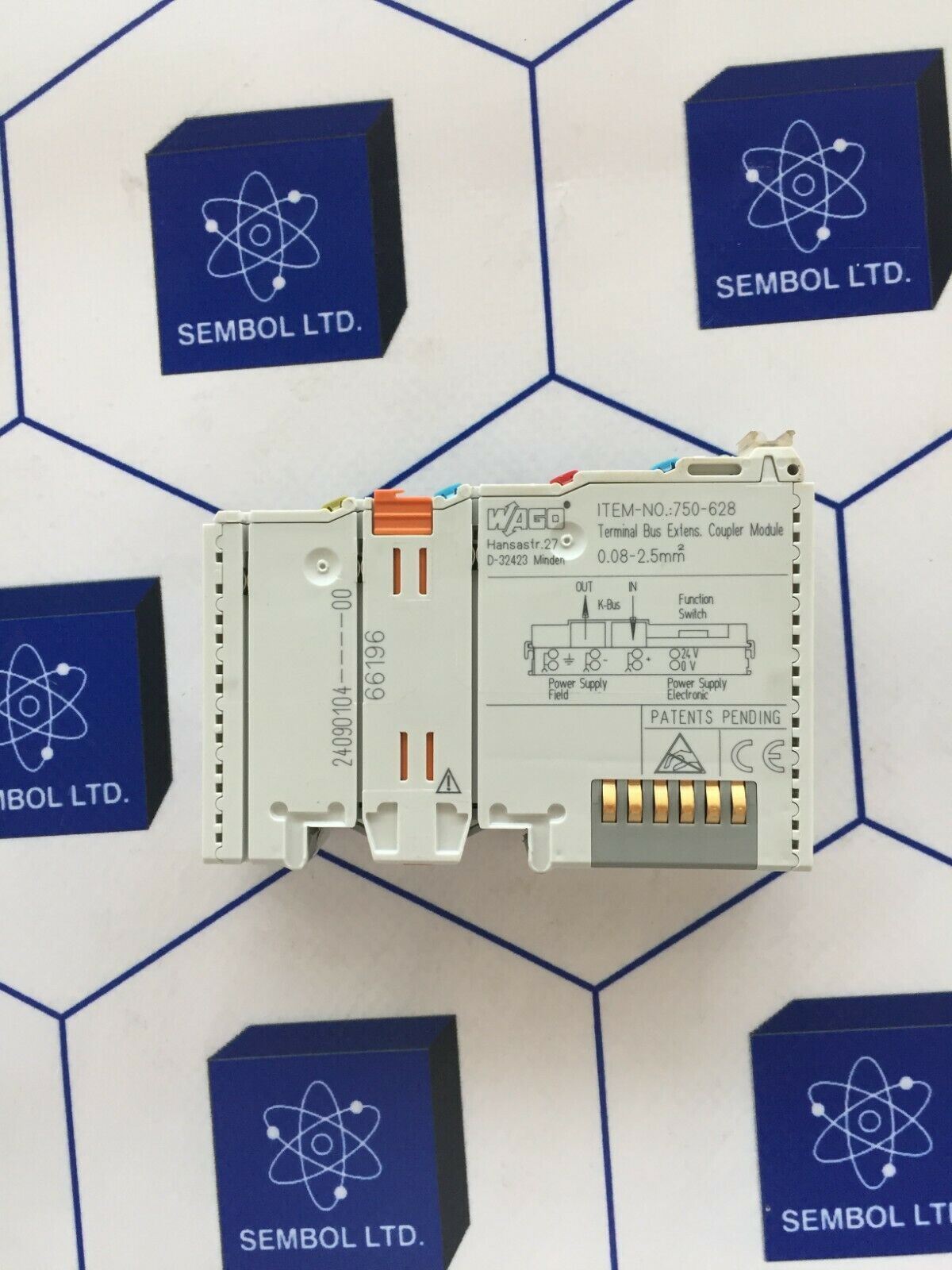 WAGO 750-628 Terminal Bus Extension Coupler Module