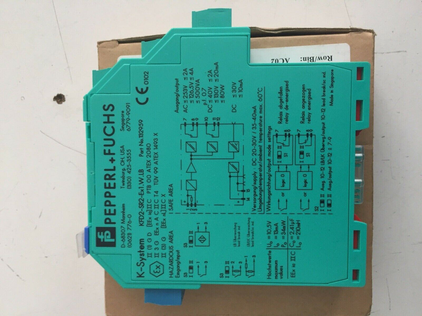 Pepperl+Fuchs KFD2-SR2-EX1.W.LB