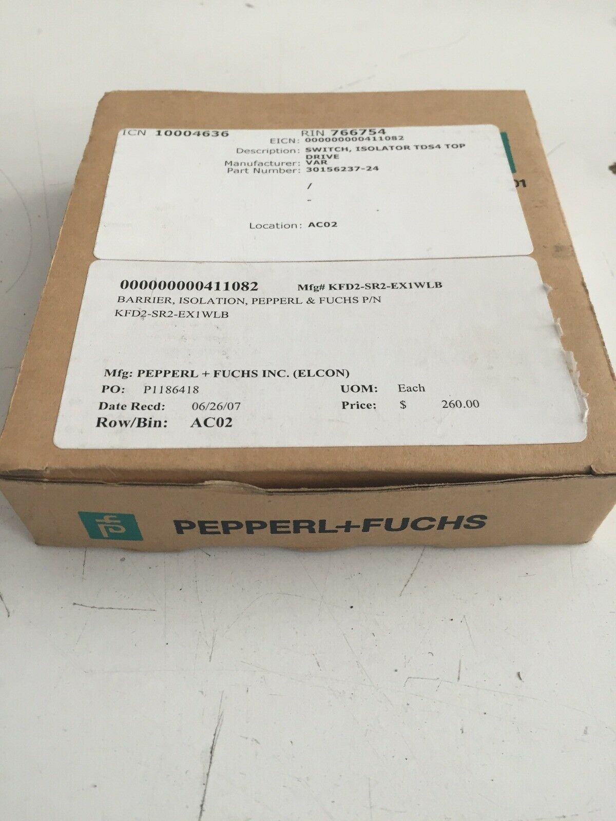 Pepperl+Fuchs KFD2-SR2-EX1.W.LB