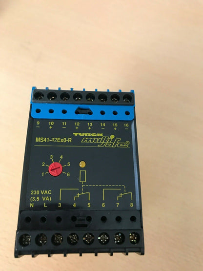 Turck MultiSafe Logic Amplifier Relay MS41-42EX0-R