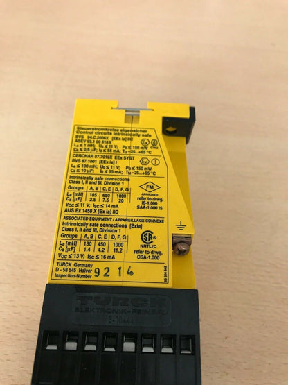 Turck MultiSafe Logic Amplifier Relay MS41-42EX0-R