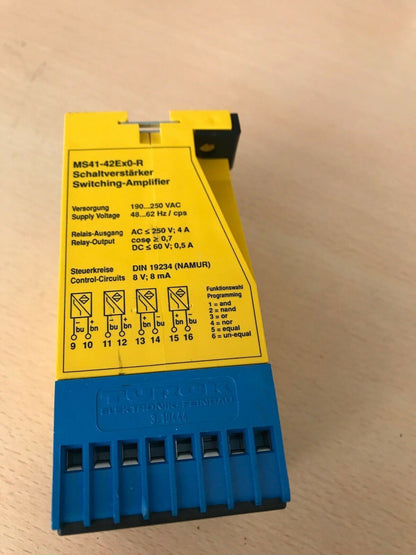 Turck MultiSafe Logic Amplifier Relay MS41-42EX0-R