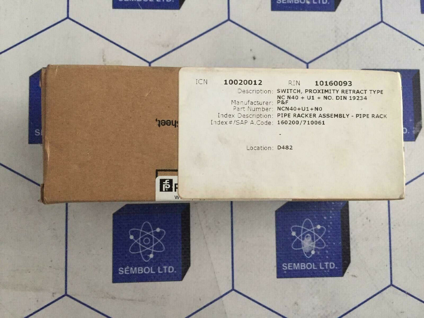 PEPPER+FUCHS NCN40+U1+N0 106624