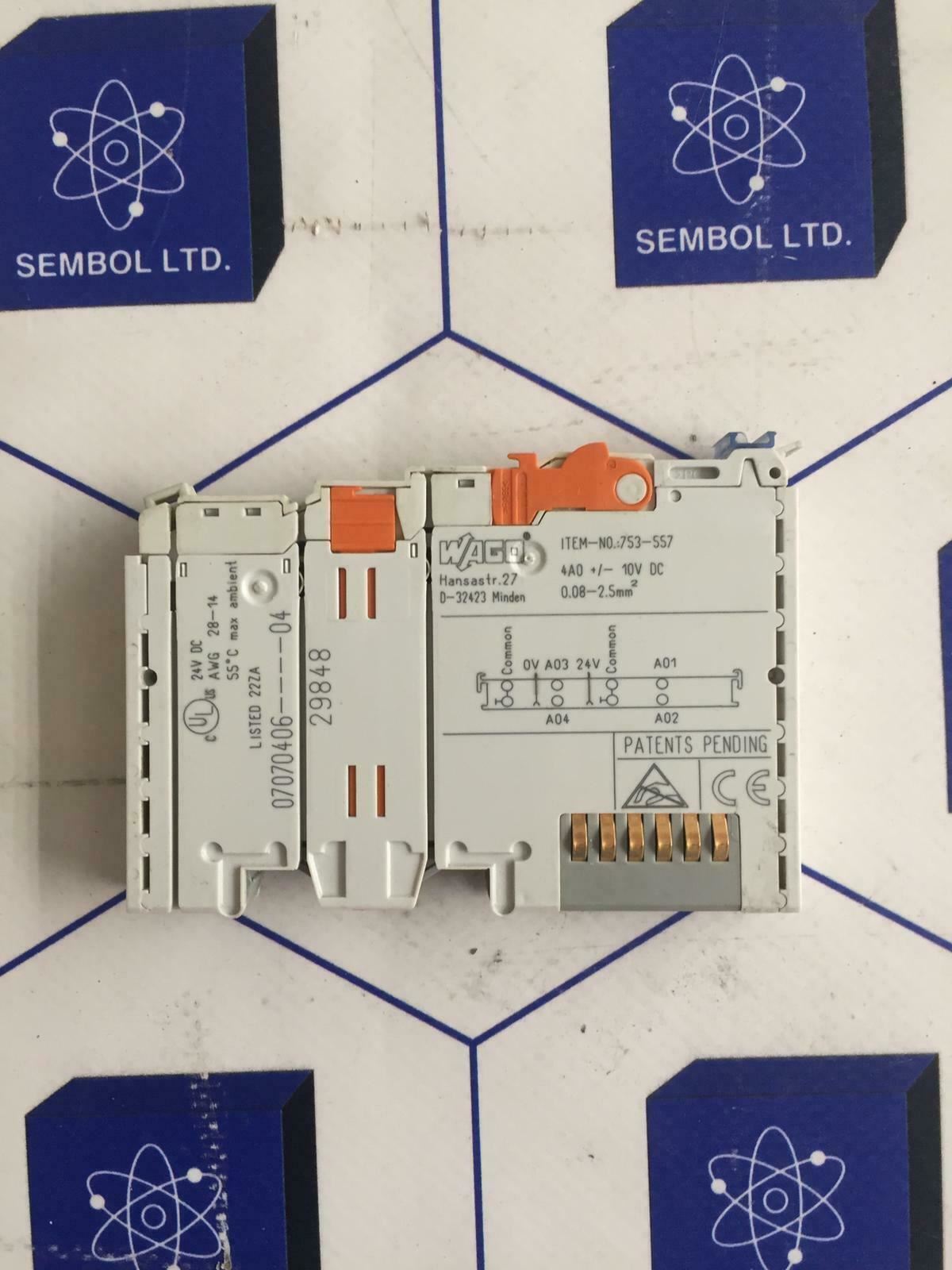 WAGO 753-557 4-channel analog module