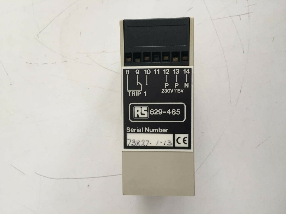 RS 629-465 TRIP AMPLIFER SINGLE LEVEL