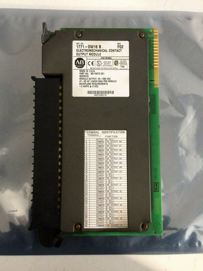 Allen Bradley 1771-OW16/B Rev F02