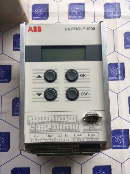 ABB UNITROL 1000 VOLTAGE REGULATOR 3BHE014557R0003