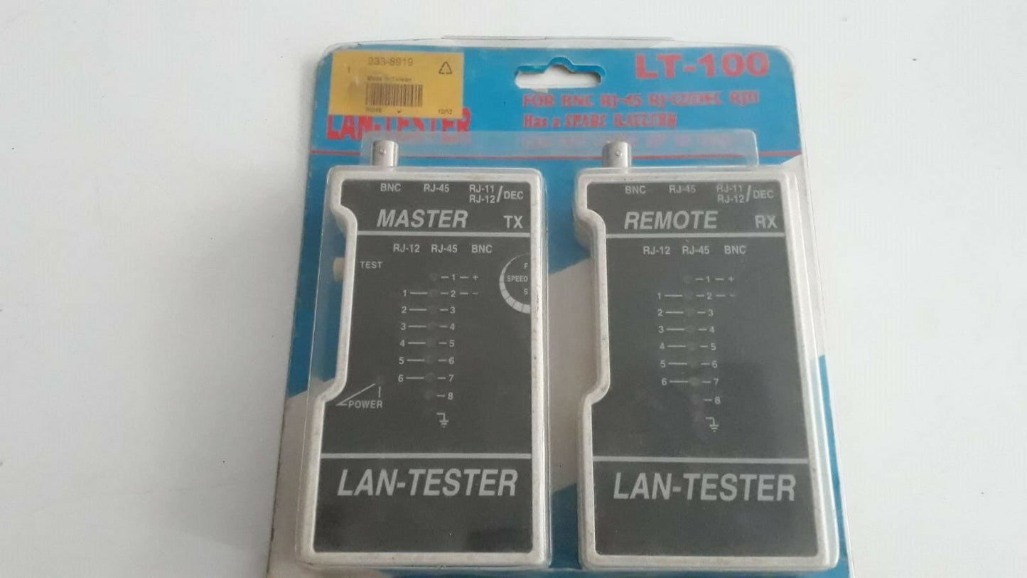 LAN-TESTER RJ-12 RJ-45 BNC