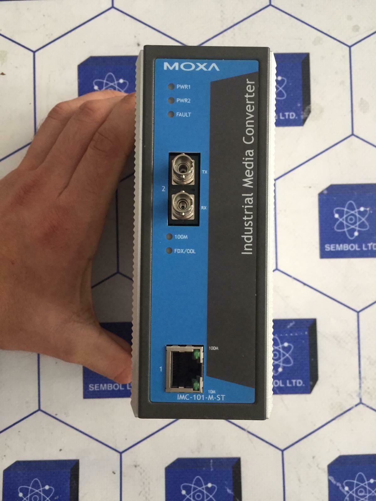 MOXA IMC-101-M-ST-T Industrial Media Converter REV 2.3