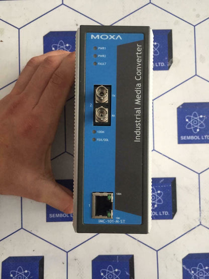 MOXA IMC-101-M-ST-T Industrial Media Converter REV 2.3