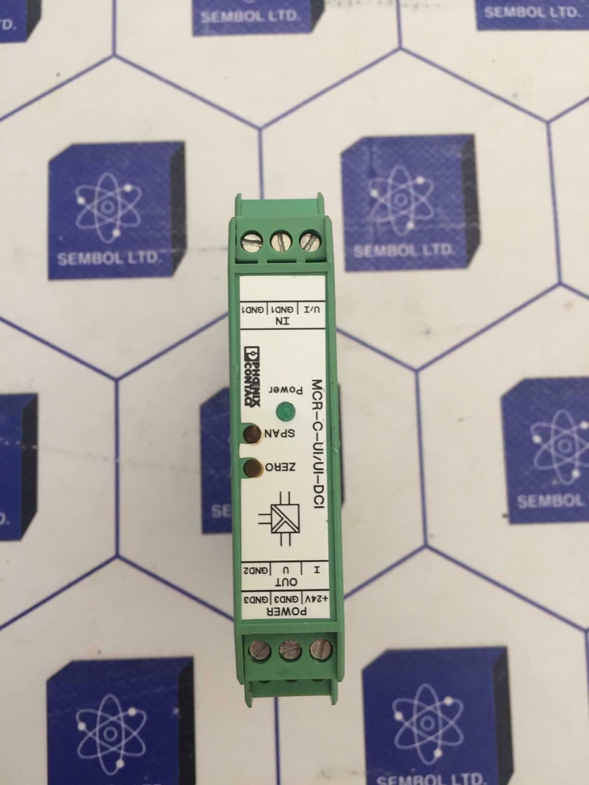 Phoenix Contact MCR-C-UI-UI-DCI  Isolating Amplifier Lot Of 2 Pieces