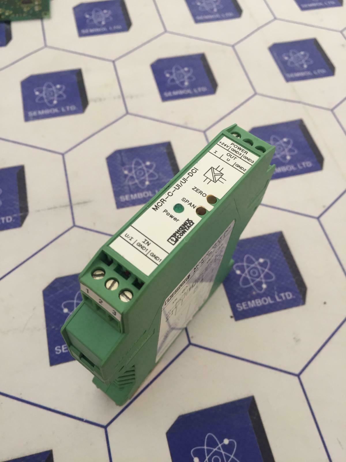 Phoenix Contact MCR-C-UI-UI-DCI  Isolating Amplifier Lot Of 2 Pieces