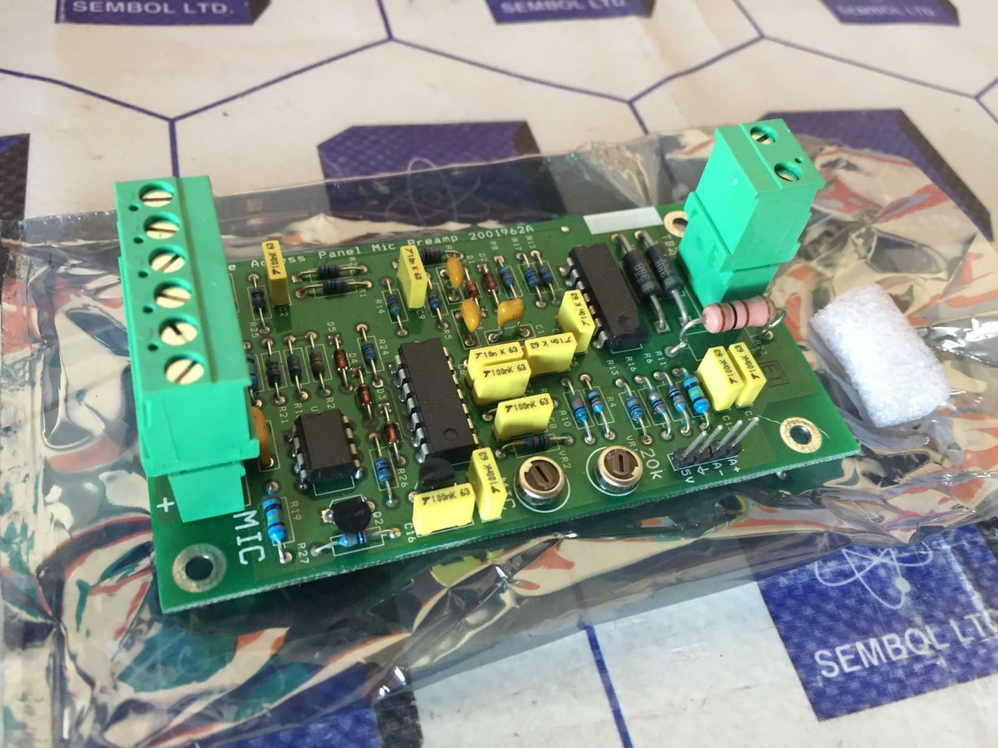 FEDERAL SIGNAL 2001962A MICROPHONE BOARD