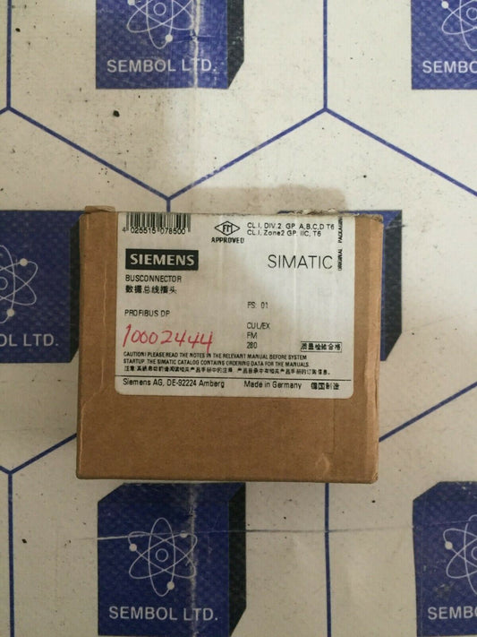 Siemens 6es7 972-0ba42-0xa0 Profibus DP Bus Connector Plug