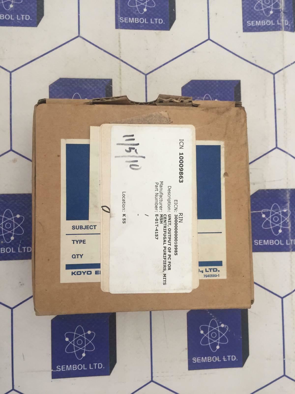 KOYO Kostac E-01T-4157 Relay Output programmable controller E01T4157