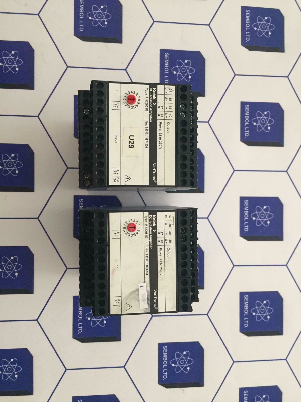 Knick P42000 D3 Dc-Isolation Amplificador