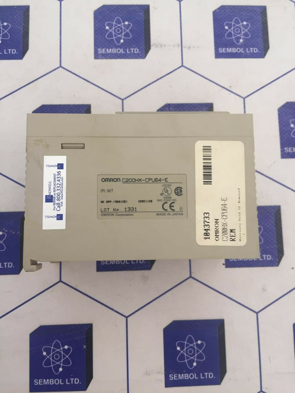 Omron CPU Unit C200hx-cpu64-e C200HXCPU64E