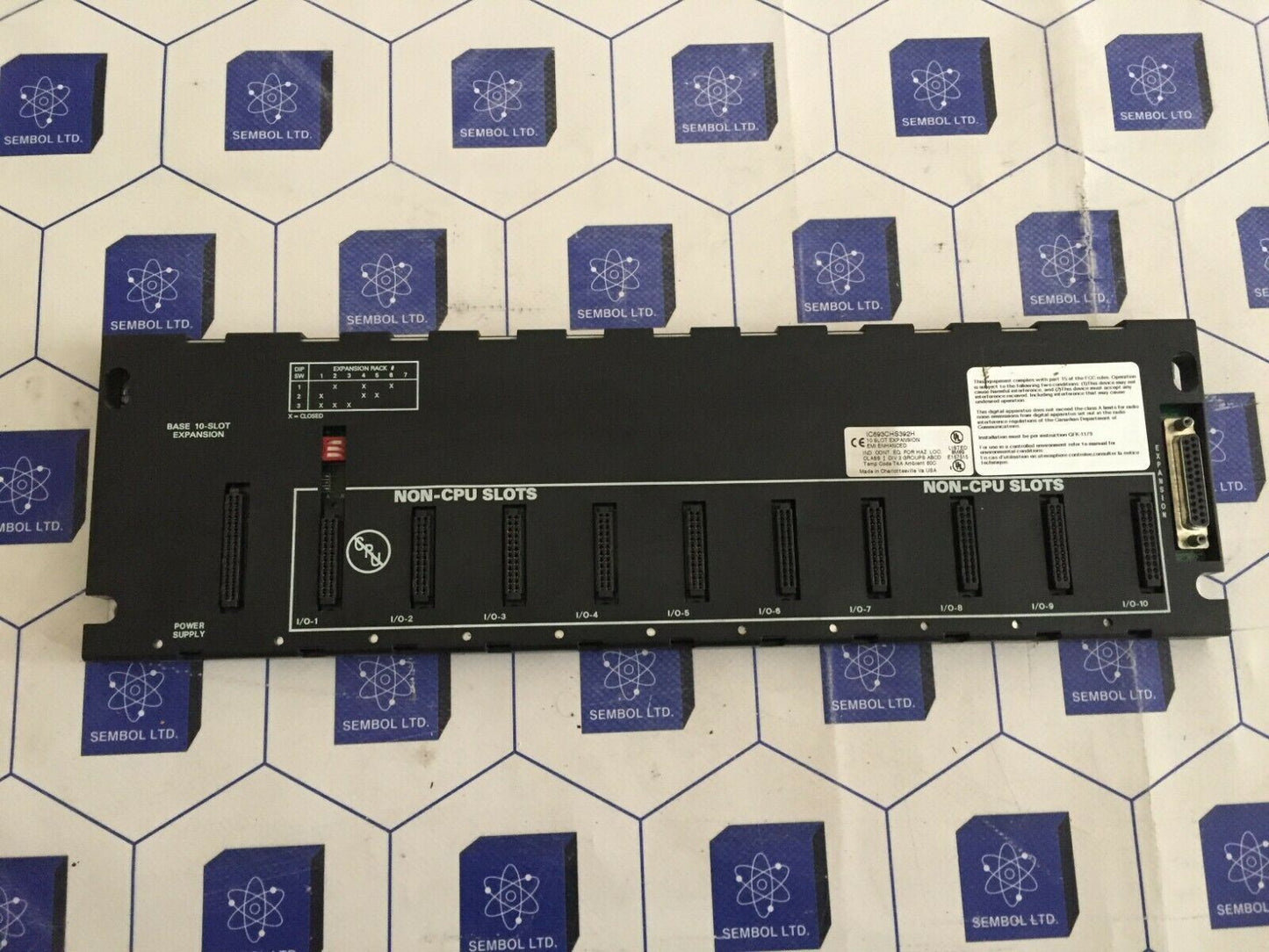 Ge FANUC IC693CHS392H 10 Slot Expansion Rack