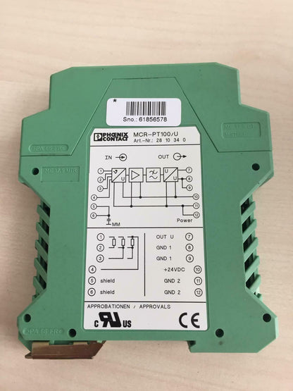 Phoenix Contact Mcr-pt100/u Temperature Transducer