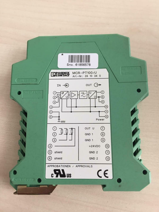 Phoenix Contact Mcr-pt100/u Temperature Transducer