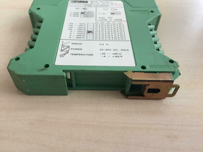 Phoenix Contact Mcr-pt100/u Temperature Transducer