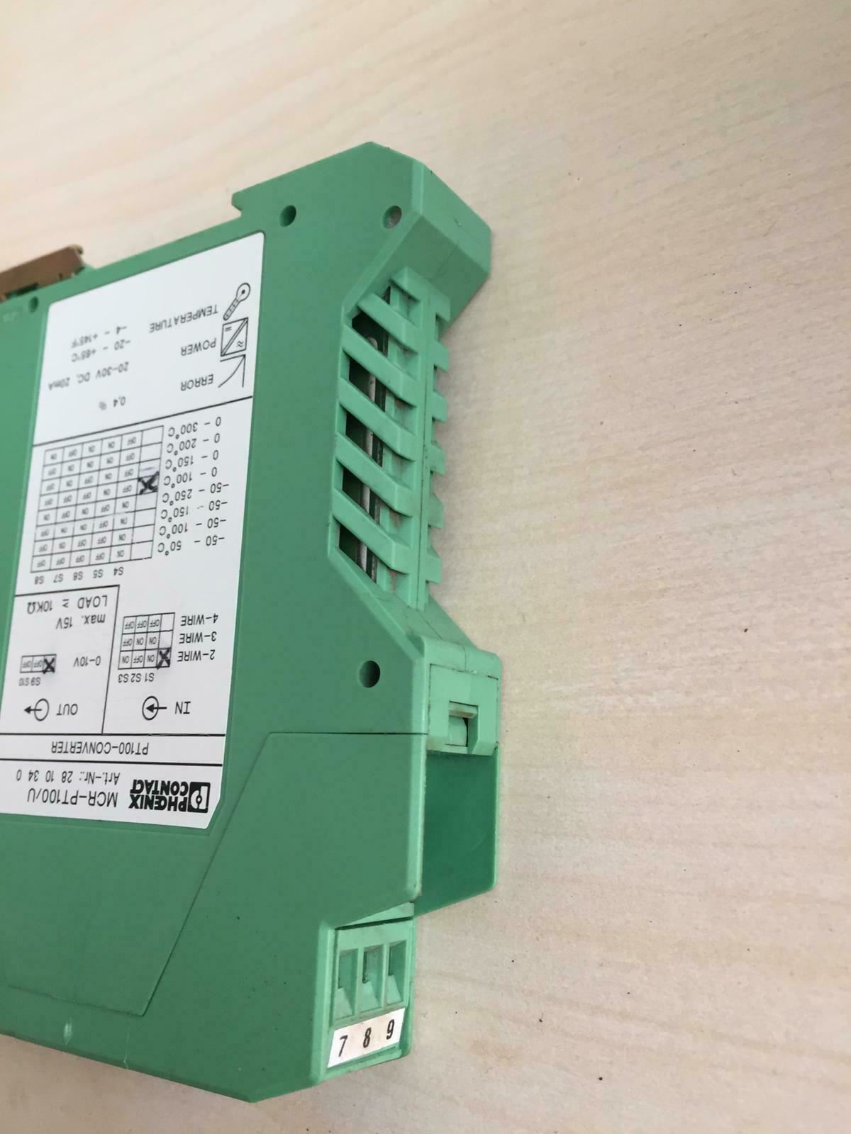 Phoenix Contact Mcr-pt100/u Temperature Transducer